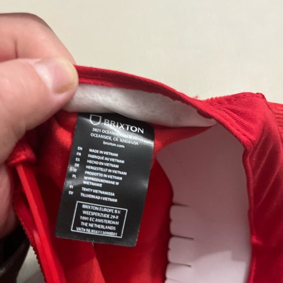 NWT - Brixton x Coca Cola Have a Good Day Unisex 5-Panel Corduroy Cap - Picture 7 of 8